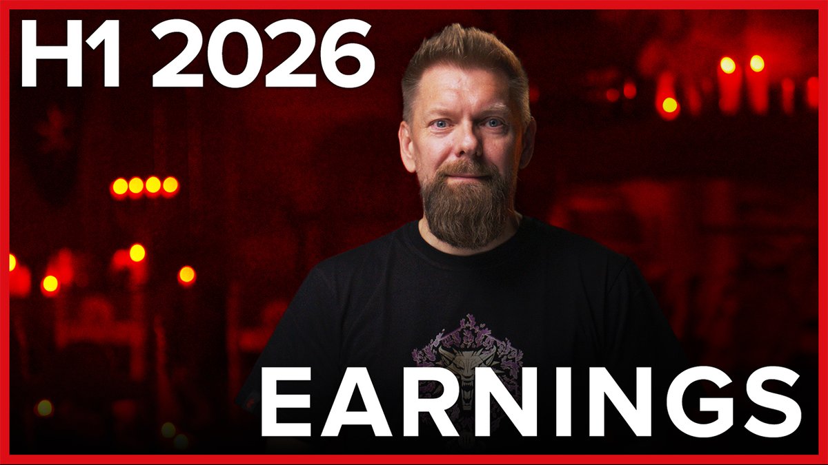 CDPROJEKTRED_IR's tweet photo. "In the H1 2026 our sales revenues reached 435 million PLN, which is nearly 25% more when compared to the corresponding period in 2025. Our net profit from continuing operations increased by 37% yoy, and stood at nearly a quarter billion PLN" - summarizes Piotr Nielubowicz, CFO of CD PROJEKT RED in the H1 2026 earnings highlights.
Check out the full video here: https://t.co/s2FHUhKBrb