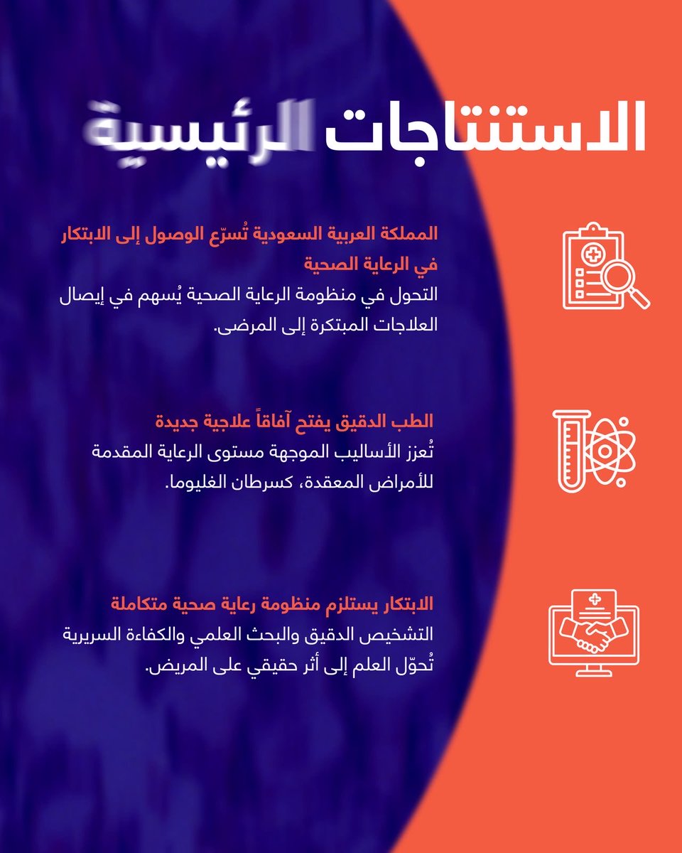 SaudiPhSociety's tweet photo. تعزيز البحث العلمي وربطه بالممارسة السريرية يساعد على تحويل المعرفة والابتكار إلى حلول علاجية أكثر دقة، بما يدعم الارتقاء بمستوى الرعاية المقدمة للمرضى.

#ابتكار_بلا_حدود #البحث_العلمي #الطب_الدقيق https://t.co/fDIKEysBGK