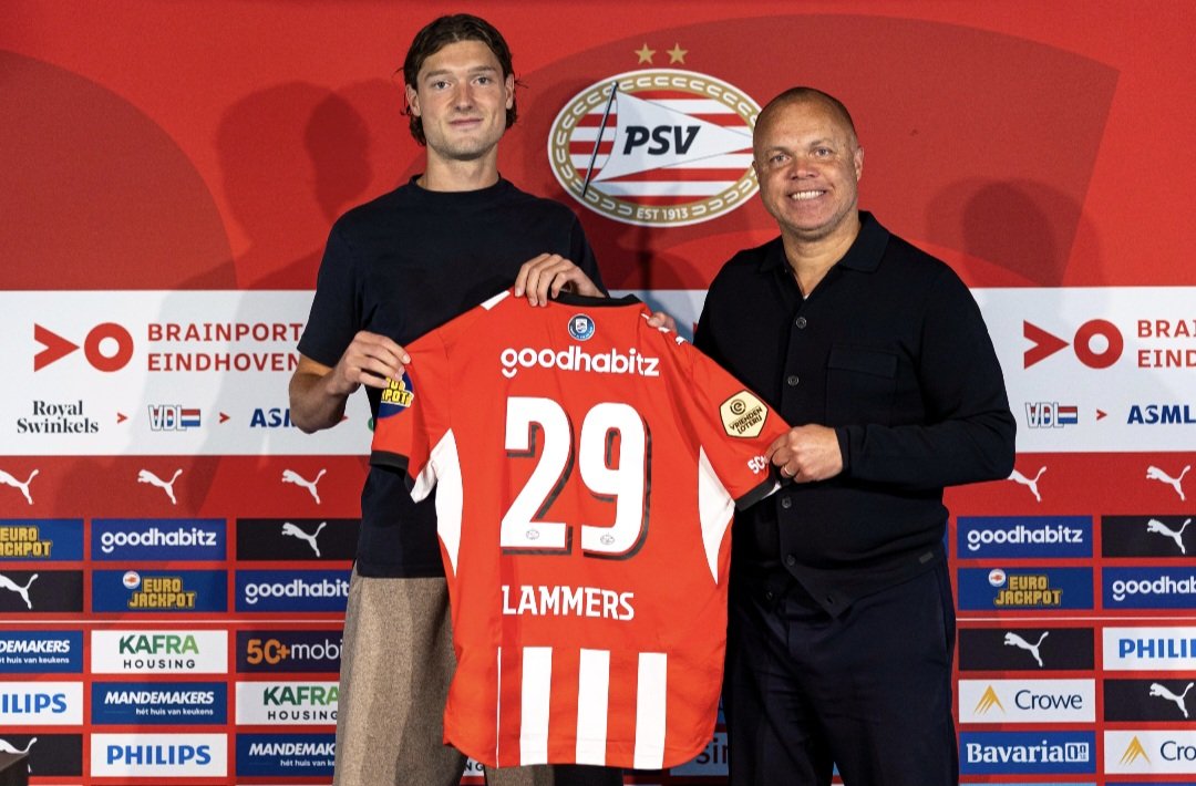 RikElfrink's tweet photo. Kogeltje rond: Sam Lammers tot medio 2028 onder contract bij PSV. https://t.co/p2vlliYCGm