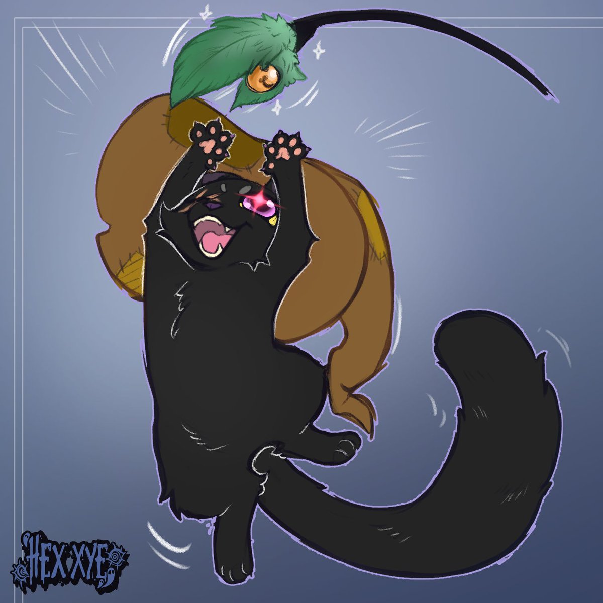 HexXye's tweet photo. Boom! More cuteness! 🖤 Ink-Stream comms for 
@itsmedewriter 🖤 https://t.co/3MbiwToyxF