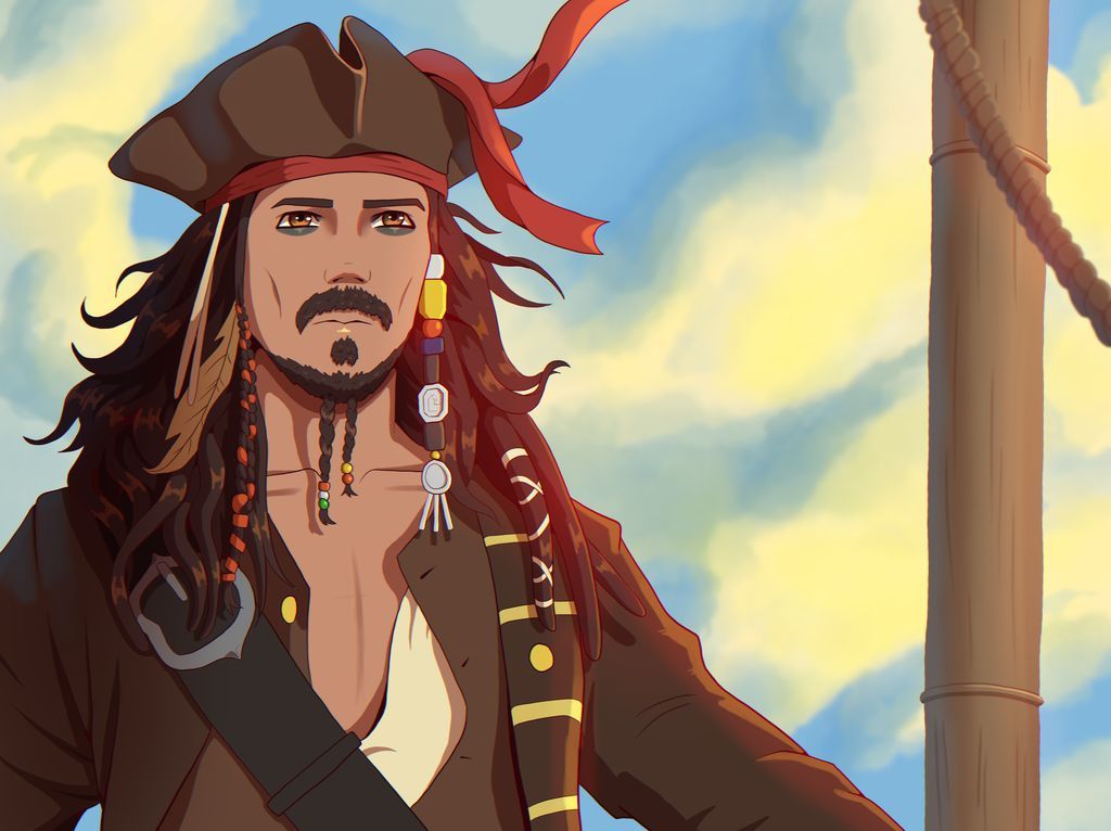 PatkusArt's tweet photo. Jack Sparrow redraw! 🏴‍☠️
Been experimenting with a more painterly approach lately, and I wanted to see how it'd work on one of my older pieces 🎨 https://t.co/AFl89L9i2e