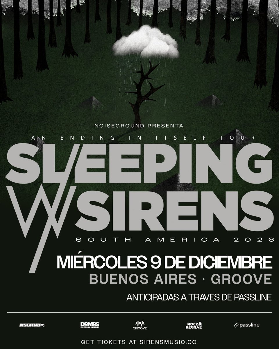 RecitArg's tweet photo. Sleeping With Sirens regresa a Argentina!

La banda liderada por Kellin Quinn regresa al país a 8 años de su última visita, presentando su nuevo álbum "An Ending In Itself", publicado bajo el sello Rise Records.

📅 9 de Diciembre
📍 Groove
🎟️ Entradas ya a la venta en https://t.co/fmeOkgnggA