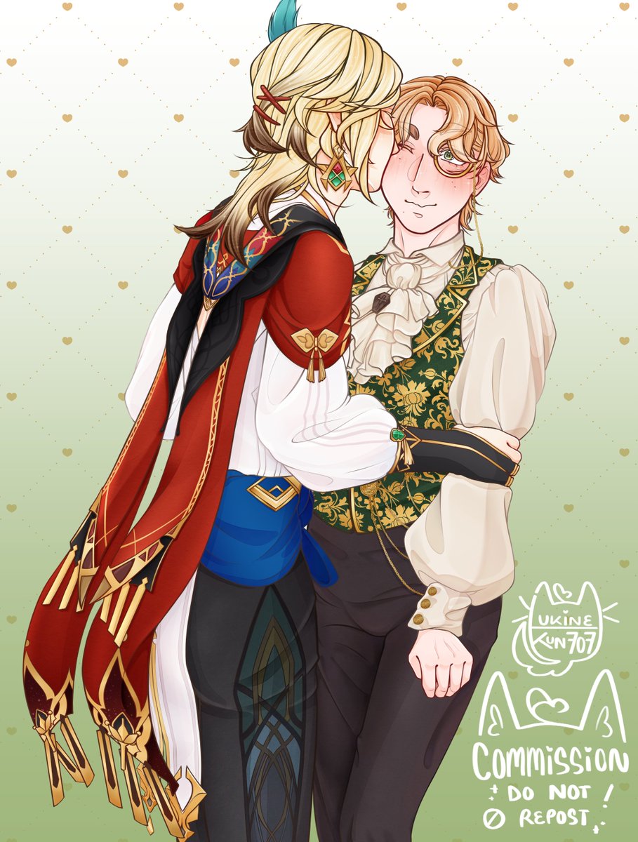 Yukinekun707's tweet photo. 🌱🏛️
I did this commission for @/AugustDelacr0ix a couple months ago of him and Kaveh~

It was so fun to make and I love the results💖

 #Vtuberㅤ  #commissionㅤ #digitalartㅤㅤㅤㅤ #GenshinImpactㅤ https://t.co/QLwvyy2qJ9