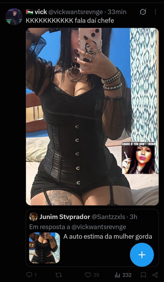 Santzzxls's tweet photo. Intankavel a foid usou ia pra ficar magra e ainda ficou cheinha kkkk https://t.co/yHl0YfUn0o