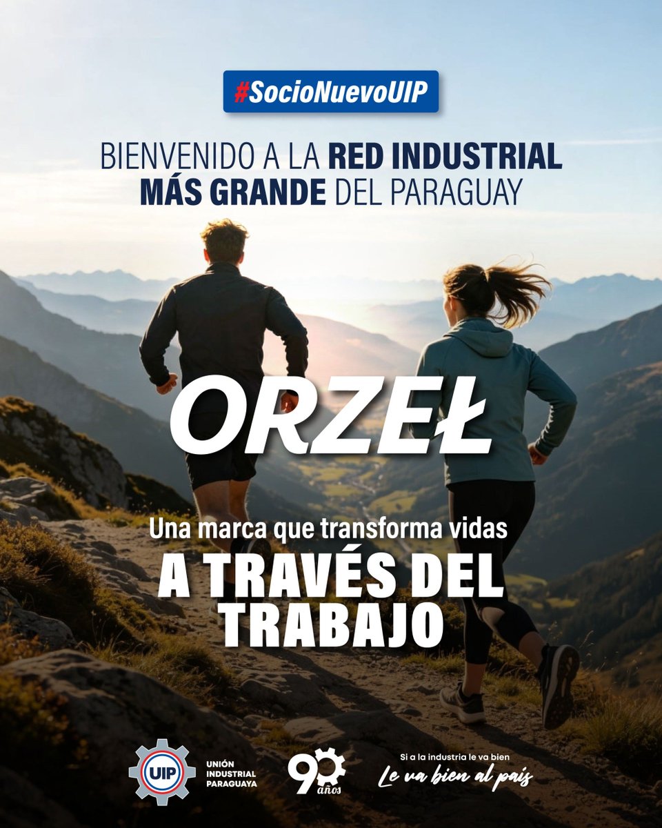UIP_py's tweet photo. #NuevoSocioUIP |  Trabajo que genera nuevas oportunidades
🤝 Athleisure EAS Unipersonal se suma a la UIP a través de Orzel, una marca de indumentaria deportiva de alta calidad producida en Paraguay.

#UIP90Años #IndustriaParaguaya #Athleisure #Orzel https://t.co/w53EfvjpS4