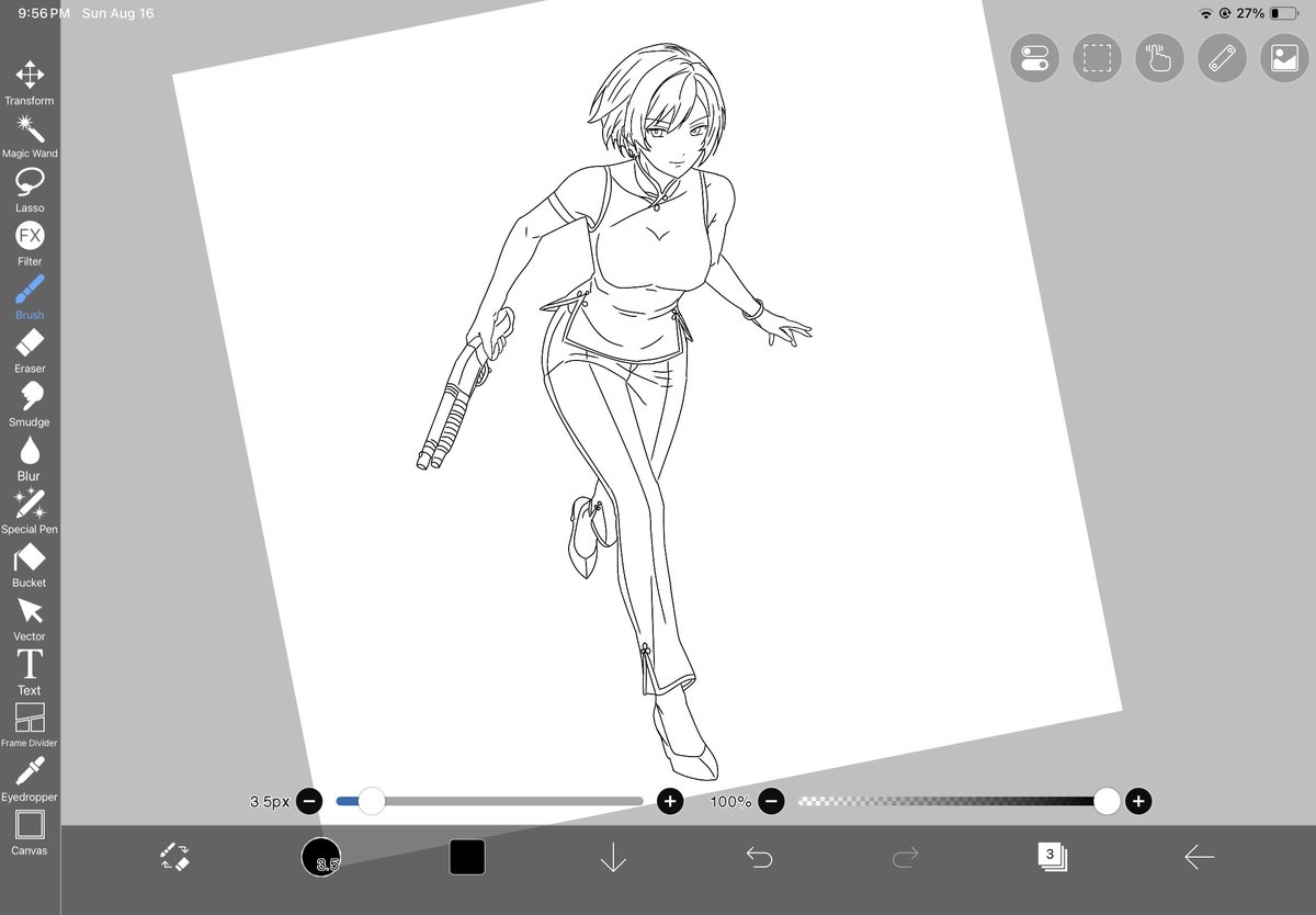 LitoCanvas's tweet photo. I started drawing Ada Wong in this outfit also gave her a sawed off shotgun because that is one of my favs

#Draw #WIP #residentevil #adawong https://t.co/Lqo1cNkBTT