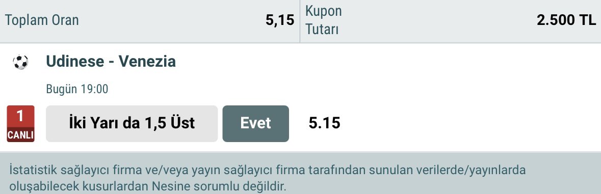 GLZ2026's tweet photo. Tekazo♾️ Sürprazo🇮🇹++++

İlk Yarı Skoru: 2-1/1-2 (2-2 ekstra)
Maç Skoru: 3-3 (4-2/2-4 Skor) deneyeceğiz✍🏼

Ana tercihlerimiz 1. Yarı/2. Yarı KG Var & 6+ Gol. 

Kısıtlı bültende küçük miktarlarla risk almadan en zoru deniyoruz.