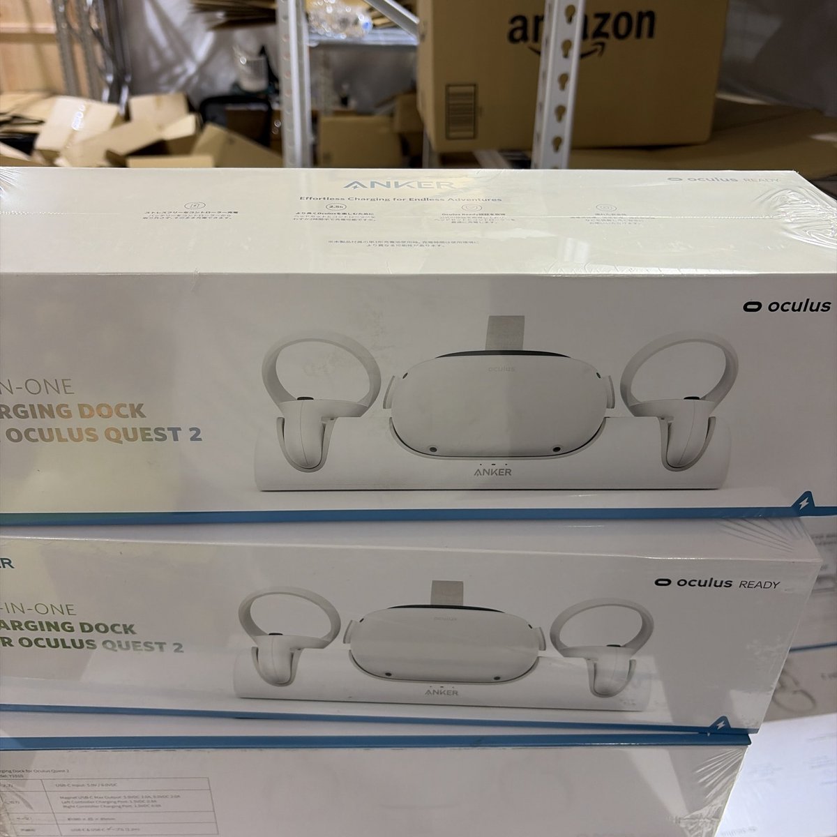 39outlet's tweet photo. 【法人・業者様向け／まとめ売り】

ANKER
ALL-IN-ONE CHARGING DOCK FOR OCULUS QUEST 2
Oculus Quest 2用 オールインワン充電ドック

✅ 複数点購入可能
✅ 大口購入歓迎
✅ 数量により価格相談可能
✅ 在庫処分・再販用にもおすすめ

ご希望数量をDMにてご連絡ください。

#卸売 #業者販売 #法人向 https://t.co/jPud4BxCbq