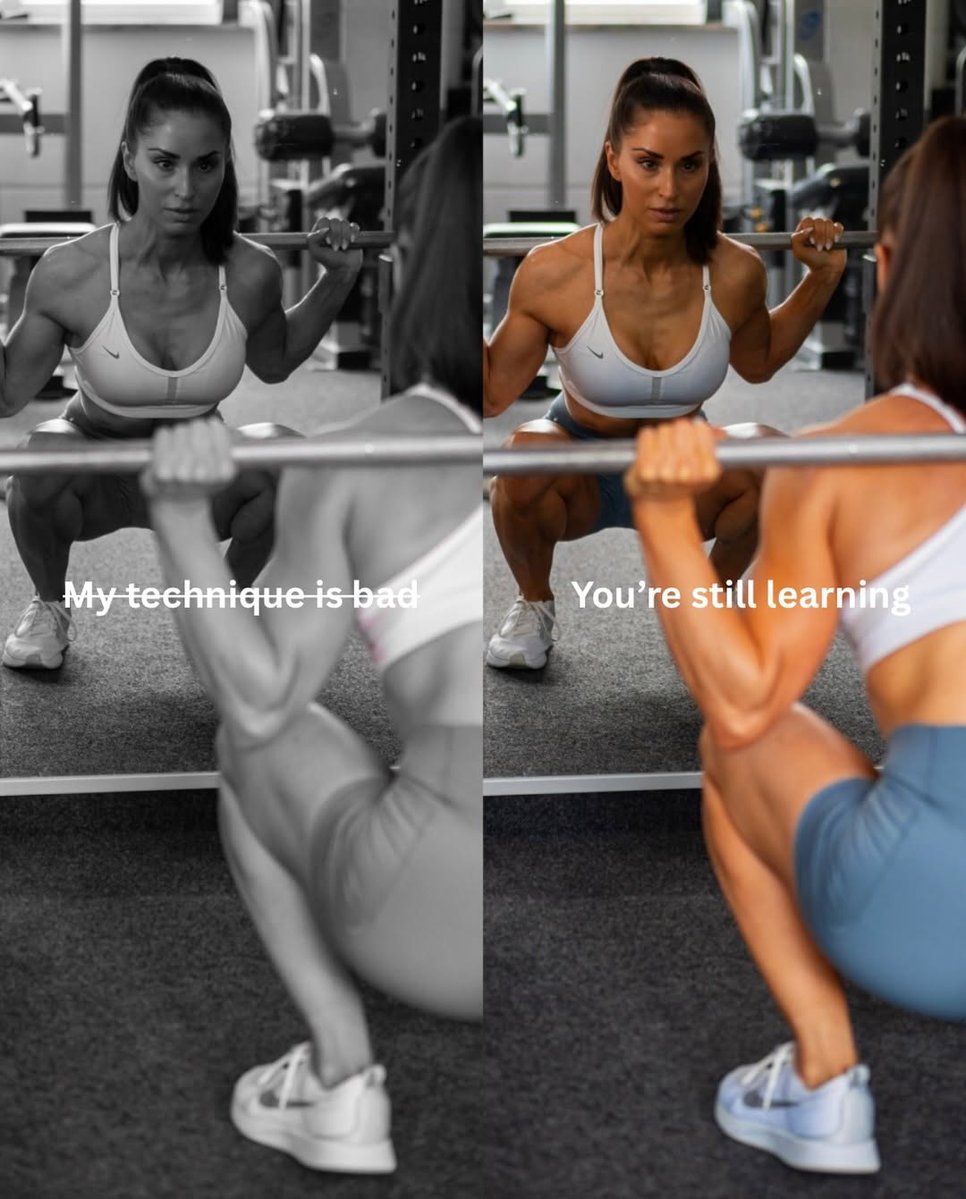 mirjam_rodrig's tweet photo. Es gab eine Zeit, da hatte ich das Gefühl, ich gehöre nicht ins Gym.

Alle waren gefühlt stärker,
selbstbewusster,
weiter als ich.

Aber die Wahrheit ist:
Niemand startet stark.

Jeder, zu dem du heute vielleicht aufblickst,
war irgendwann einmal ein... https://t.co/oUiatvyv4Y