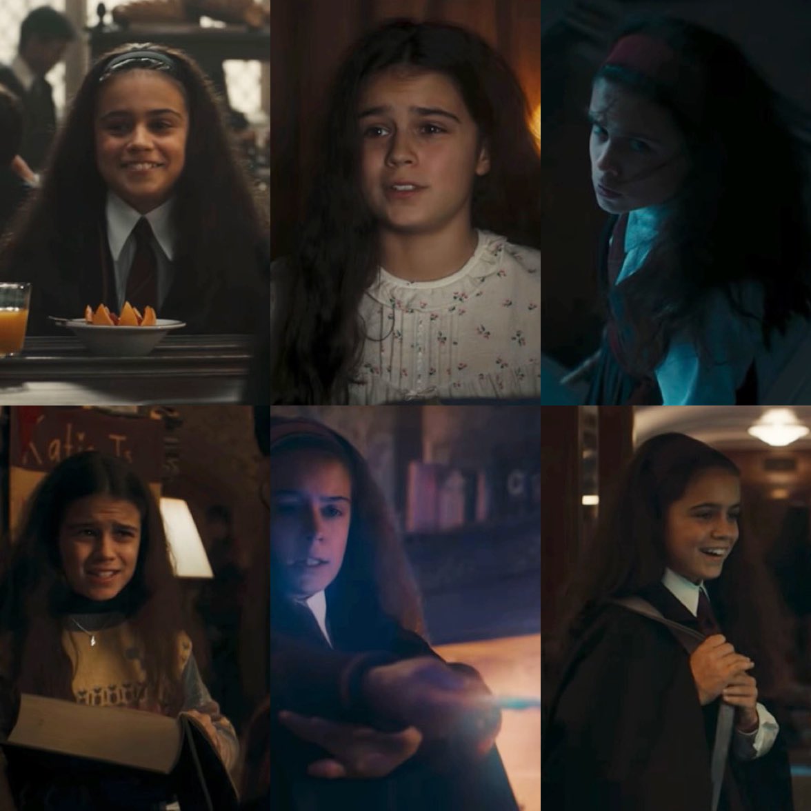 ArabellaStDaily's tweet photo. Still shots of Arabella Stanton as Hermione Granger in the new Hbo Harry Potter series teaser. https://t.co/wSVzZjUzML