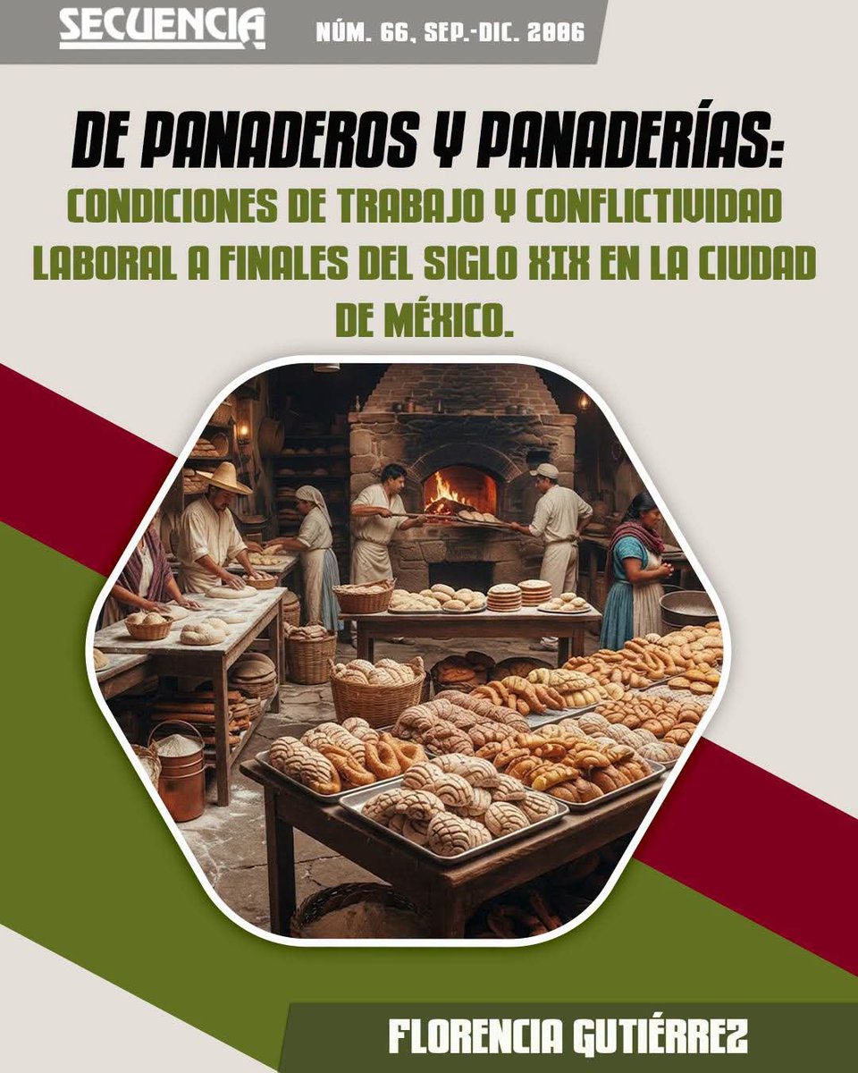 r_secuencia's tweet photo. https://t.co/AFPTym7Mo8
Analiza la cultura del trabajo #panadero en la ciudad de México a finales del siglo XIX. Explica la larga continuidad de la manufactura, que se extendió desde la #épocacolonial hasta entrado el siglo XX, como forma de organización de la producción panadera https://t.co/7ihfnicwsI