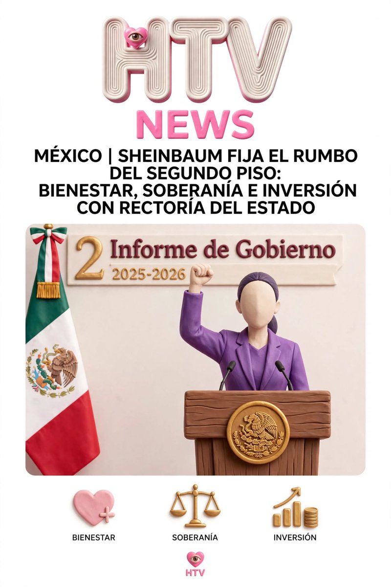 HuichapanTV's tweet photo. 🇲🇽📊 EL SEGUNDO PISO ENTRA A LA ETAPA DE LOS RESULTADOS. 

Sheinbaum coloca bienestar, inversión, soberanía y rectoría del Estado en el centro de su gobierno.

Leer más: https://t.co/GfIhNlhTwh

#htvnews https://t.co/meuHeZUFEL