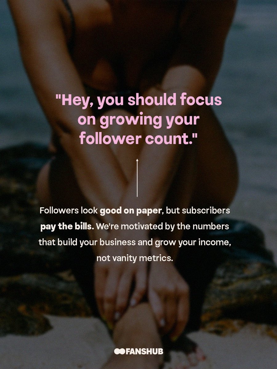 usefanshub's tweet photo. Other agencies' "standard practice" is exactly what we've built our approach against.

We've seen what it can cost creators, so we do things properly from the start, rather than take shortcuts that harm your account or career down the track.

So if an agency’s telling you to do any of these… 🏃🏻‍♀️