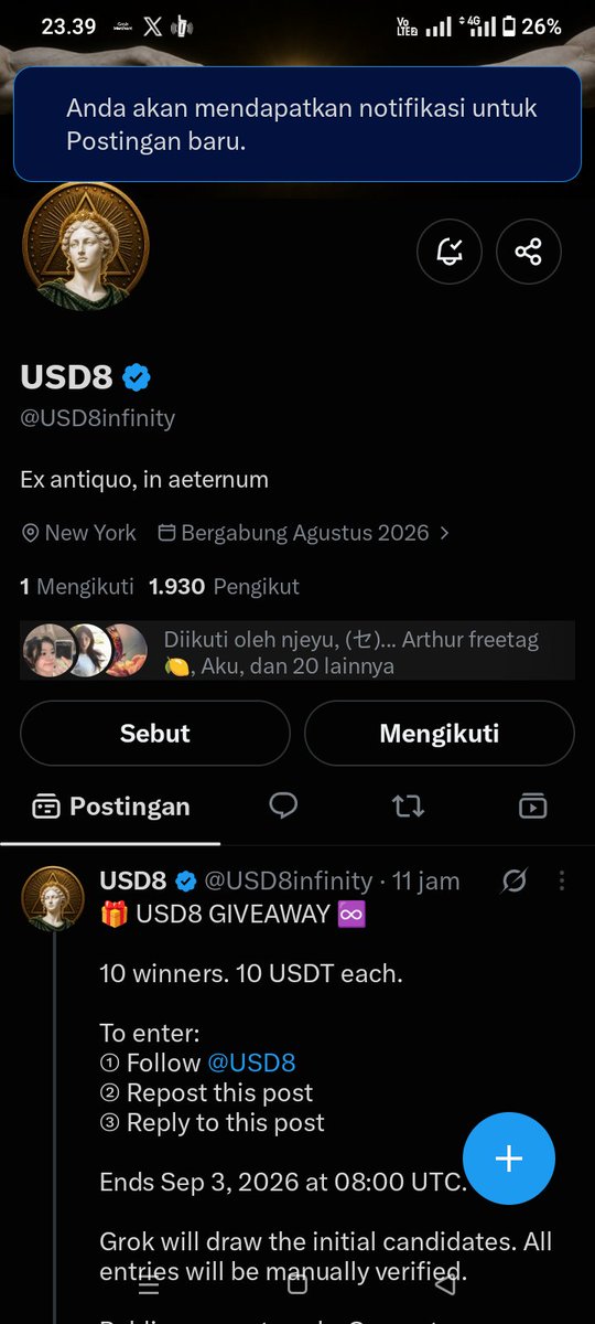 Acilmamoy's tweet photo. @USD8infinity @usd8 Wish me luck 🙏🙏 
Thanks 💜 https://t.co/Pjanqt9DCH