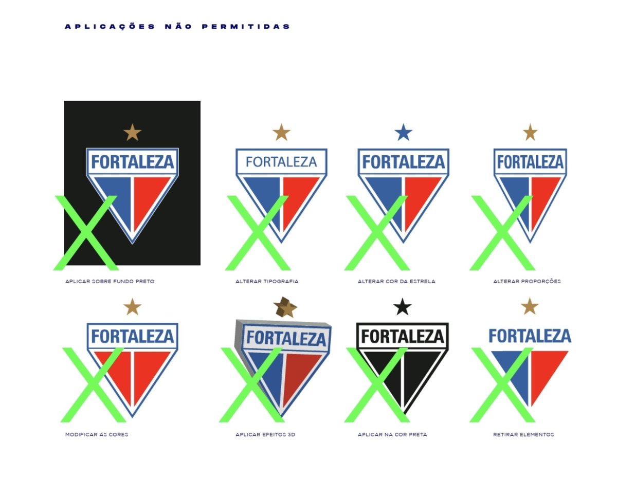 brunocrlemos's tweet photo. @souaguigui @laions_6 A maioria dos clubes têm manual de utilização de marca que veta alguns usos. O nosso mesmo proibe usar em fundo preto. Goías tá certo em reclamar, no caso. https://t.co/59L6z3ZbBS