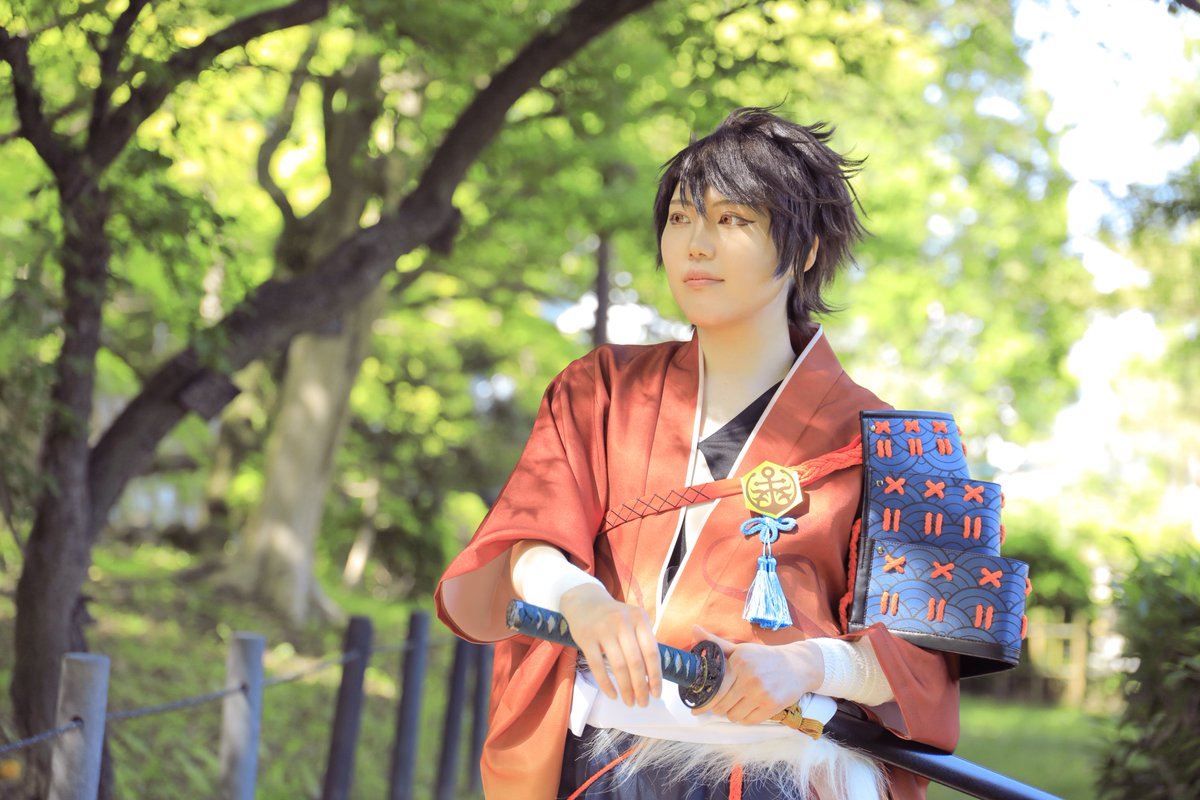 yuu_07c's tweet photo. cos/刀剣乱舞
No.93 陸奥守吉行

今年もおめでとう、いつもありがとう

photo：出雲さん｜@izumo_2215 
#9月3日は刀帳93番の陸奥守吉行の日
#刀帳No93で9月3日は陸奥守吉行の日 https://t.co/TChYiOO0v4