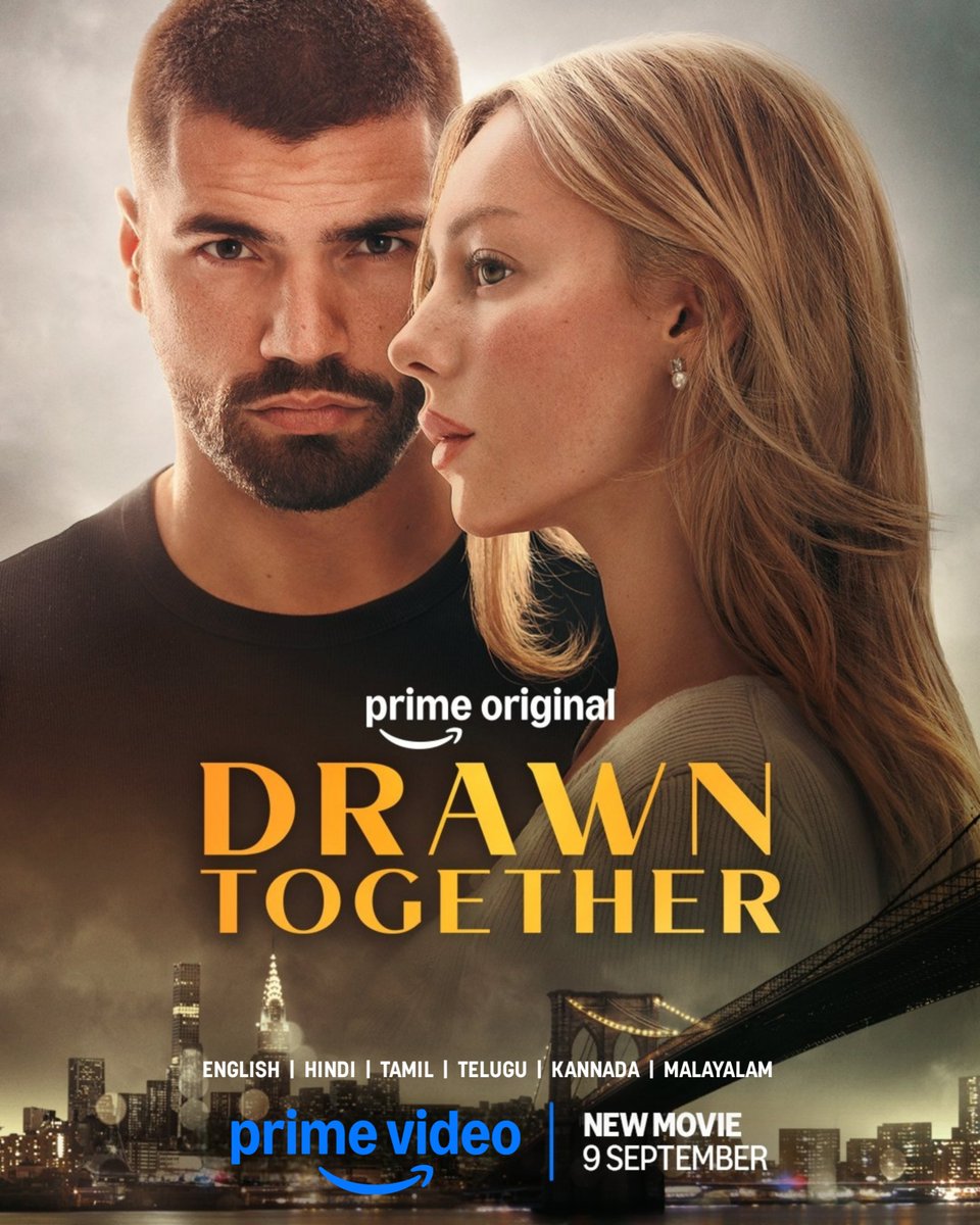 FlickMatic_'s tweet photo. ❤️ DRAWN TOGETHER [2026] – Film
🎭 Romantic • Thriller • Drama
📺 Premieres Sept 9 on Amazon Prime Video
🗣️ Hindi • Tamil • Telugu • Kannada • Malayalam • English

#DrawnTogether #PrimeOriginal #PrimeVideo #RomanticThriller #HindiDubbed https://t.co/hV4JxCGPd8