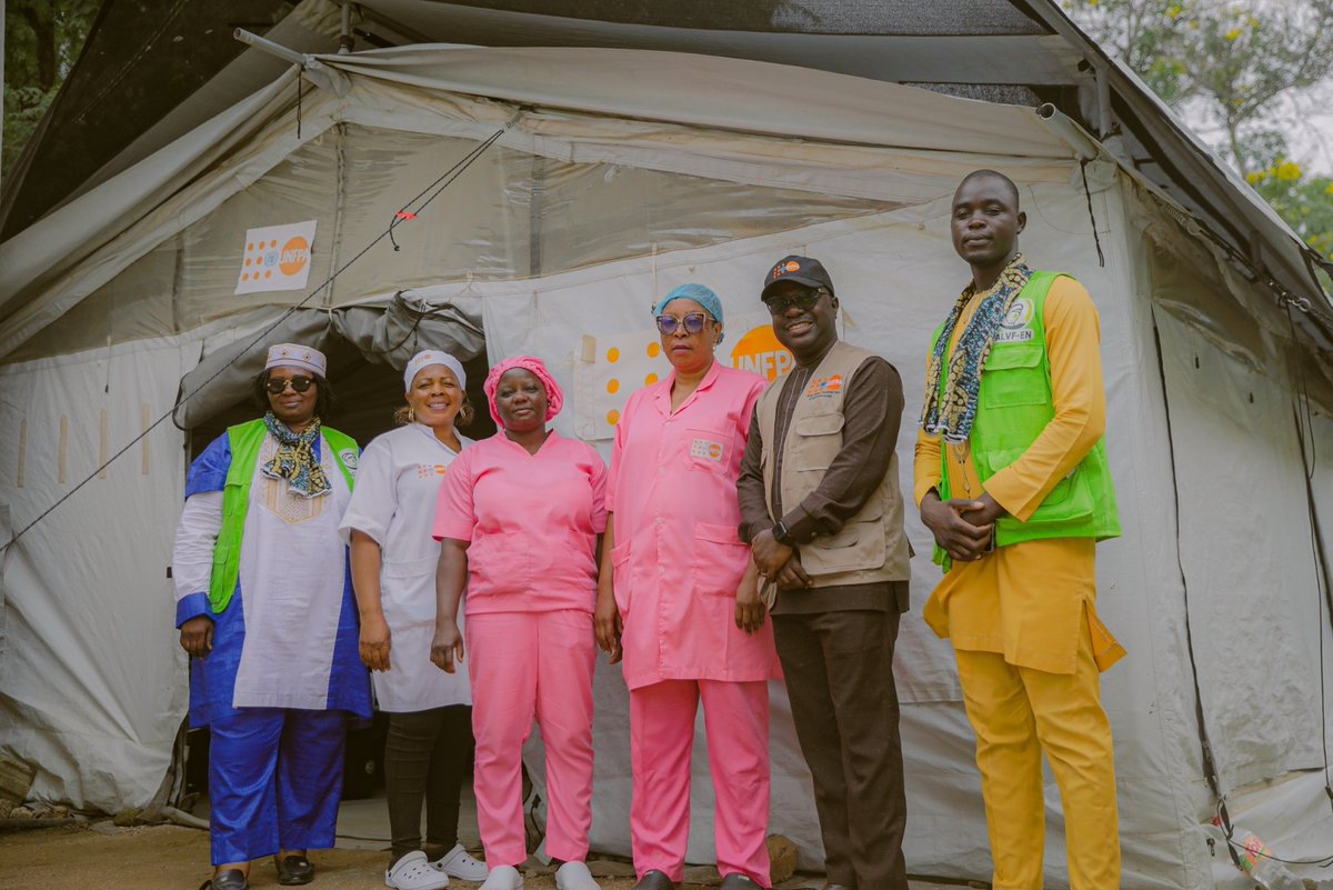 UNFPACameroon's tweet photo. « Ma gratitude va aux professionnels de santé mobilisé à Mokolo qui osent affronter la #fistule. Réparer +60 femmes en deux semaines relève d'un engagement exemplaire pour restaurer la dignité humaine face à ce drame de société. » — @sammykissi, Deputy Rep a.i. #UNFPACmr https://t.co/2rTJOBpXPI