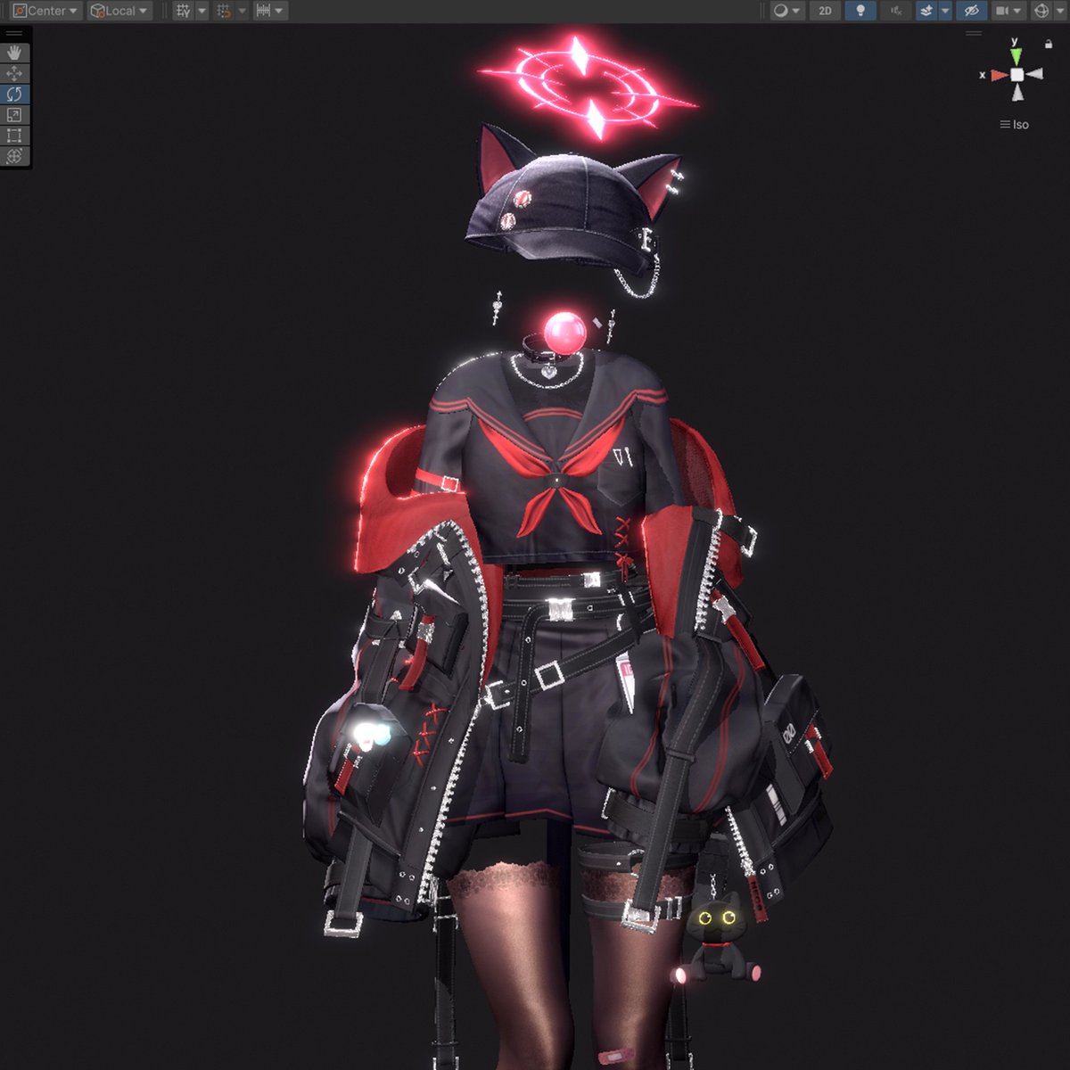 miragebyeden's tweet photo. 🖤【MIRAGEㅣ新作 制作中】🖤

ネオンレッドが闇を切り裂く、
猫耳×ストリートの新作衣装🐾❤️

夜の街を駆ける“ちょっぴり危険な猫”をイメージしました✨

この先どんな姿に仕上がるのか、
お楽しみに…🌙 https://t.co/wHSyyBK2LI