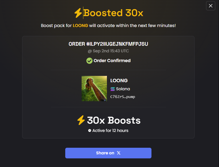 GoatGems's tweet photo. ⚡JUST PAID FOR A 30X BOOST⚡

WILL PAY FOR A 100X BOOST JUST AFTER BOND.

ITS TIME TO SEND THIS TO MILLIONS 

solana:C76ZrSZ3CKvzVhprqMPAW2DoQCRWyjVp2Fi61Vcapump IS JUST GETTING STARTED.

C76ZrSZ3CKvzVhprqMPAW2DoQCRWyjVp2Fi61Vcapump https://t.co/a9aEr7ZQw6