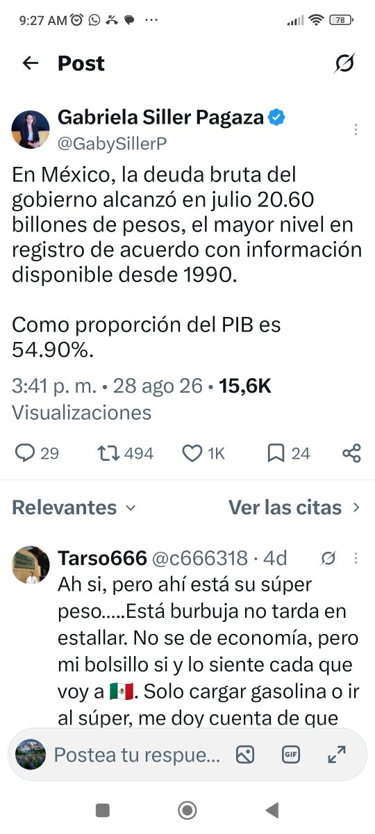 joshele7's tweet photo. @DeniseDresserG La #arrogancia, #falsedad y #demagogia de @MaluMicher manifestándose con su inexistente e imaginaria  "austeridad republicana" la realidad de éste régimen  muestra algo muy diferente y crítico ...
#Deuda
#GastoPúblico https://t.co/5oFbW5Uln1