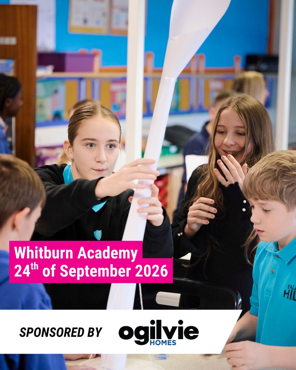 SmartSTEMs's tweet photo. We are excited to return to Whitburn Academy for our 3rd year with Ogilvie Homes on Sept 24.

This collaborative event brings local cluster primary pupils together to explore inspiring STEM pathways while getting an early look at their future high school. 

 #CollabIsKey https://t.co/WXetvbC2VV