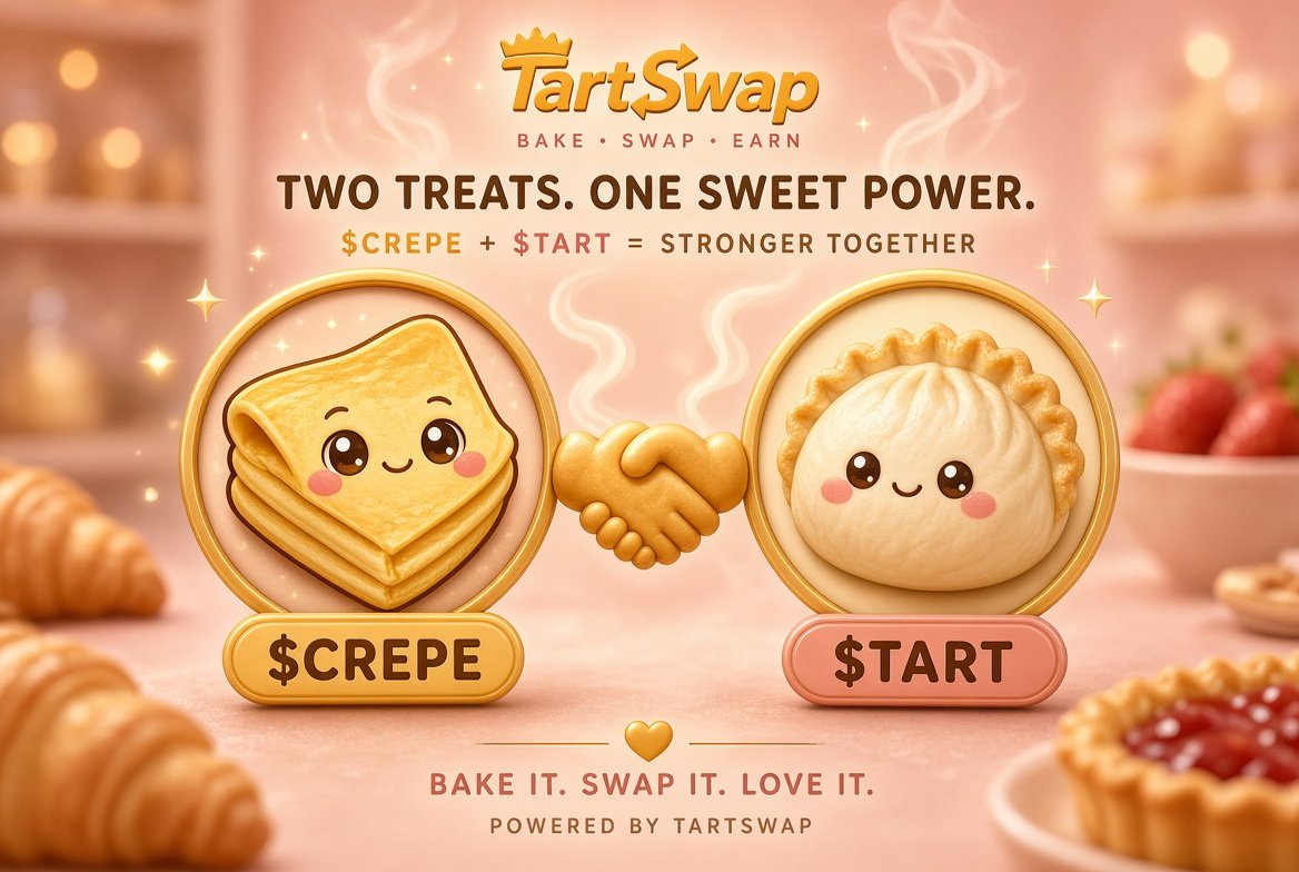 RemyEben's tweet photo. Global Attention...
Binance Listing On Binance Alpha...

These And Many More Are Coming To @TartProtocol

$CREPE 💪
$TART 👌

Let's Moon Together 🚀🚀🚀 https://t.co/i30bkLowbe