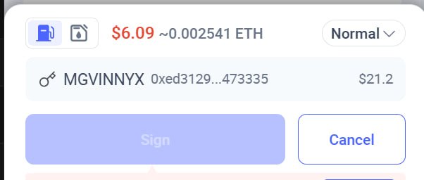 makemechild's tweet photo. @RobinhoodCrypto If the team doesn't fix the gas fees, it would be better to move to ETH mainnet, this new project is just asking for trouble. https://t.co/nKS7xd7YGi
