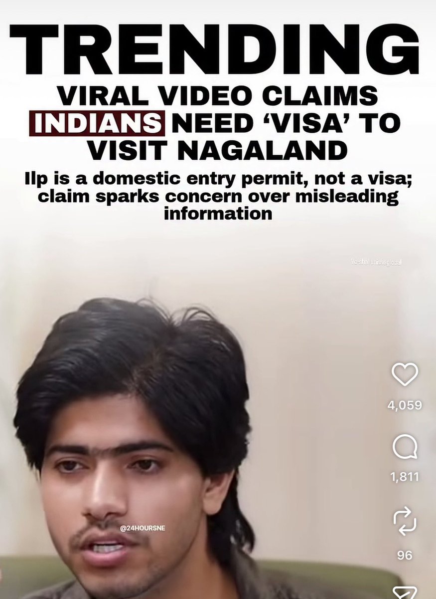 AlongImna's tweet photo. No jail. Worse. They’ll have to stay with me. 😄

I’ve spoken to @DGP_Nagaland about the content creators who visited on a visa and misrepresented our people. We won’t put them behind bars they’ll be my guests instead, until they truly understand who we are. Come as critics, leave as friends. That’s the Naga way.