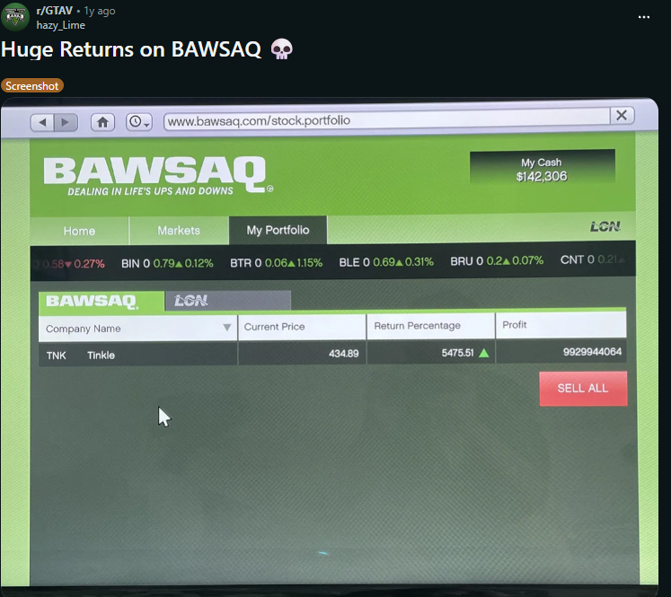 BAWSAQRH's tweet photo. How do I tell ppl that we're not posting PNLs on Axiom or GMGN anymore and just posting our BAWSAQ returns? https://t.co/W7Rcou2hqp