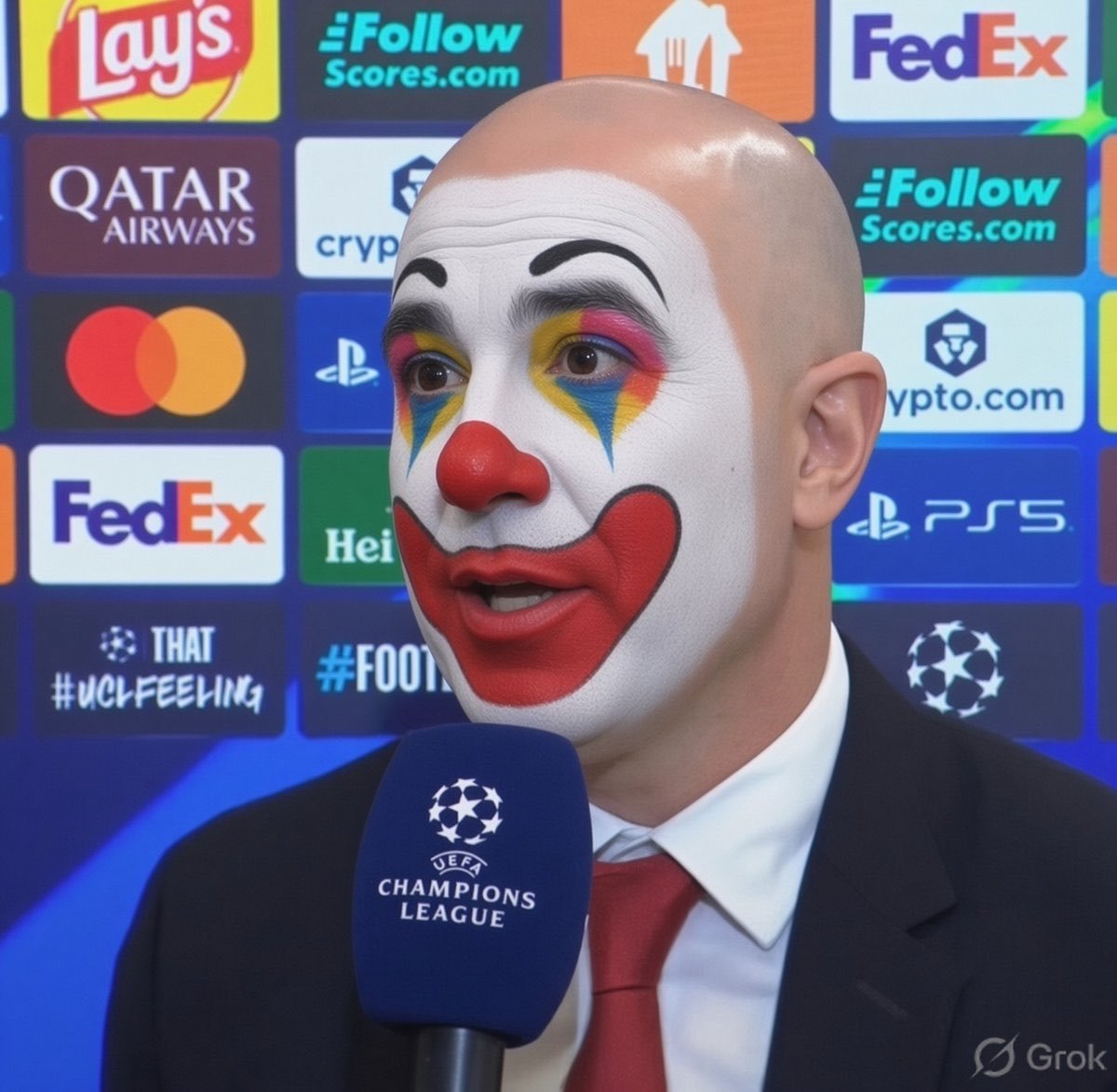 antera_d's tweet photo. @ManUtd Get out of this football club you incompetent clowns #GlazersOut #IneosOut 🤡 https://t.co/awergc7UrD