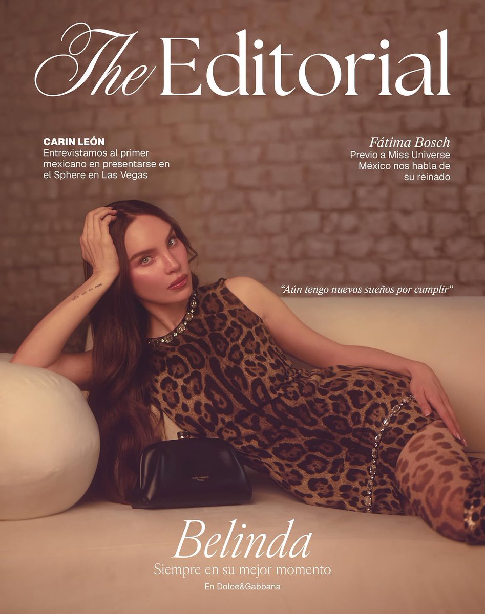 BelindaAccess's tweet photo. La princesa del pop latino Belinda es portada doble de la revista The Editorial. https://t.co/1SNfkT7Pdh