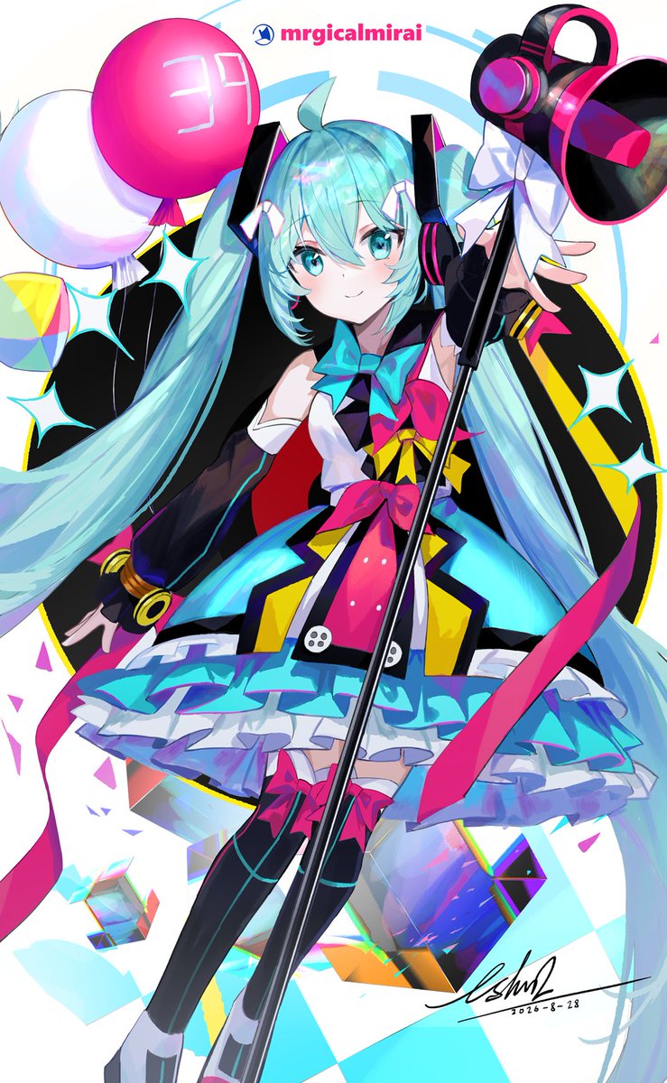 luoshu1_v0's tweet photo. 画了2018版的魔法初音
#miku #初音ミクㅤㅤ https://t.co/XgxVHfPnzS