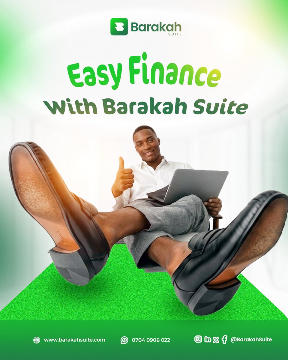 barakahsuite's tweet photo. Easy finance starts with the right tools. 💼📊
With Barakah Suite, manage your business finances, track transactions, monitor performance, and make smarter decisions—all in one place.
Simplify your finances. Grow your business.
#BarakahSuite #EasyFinance #Sme https://t.co/z76tnywTni