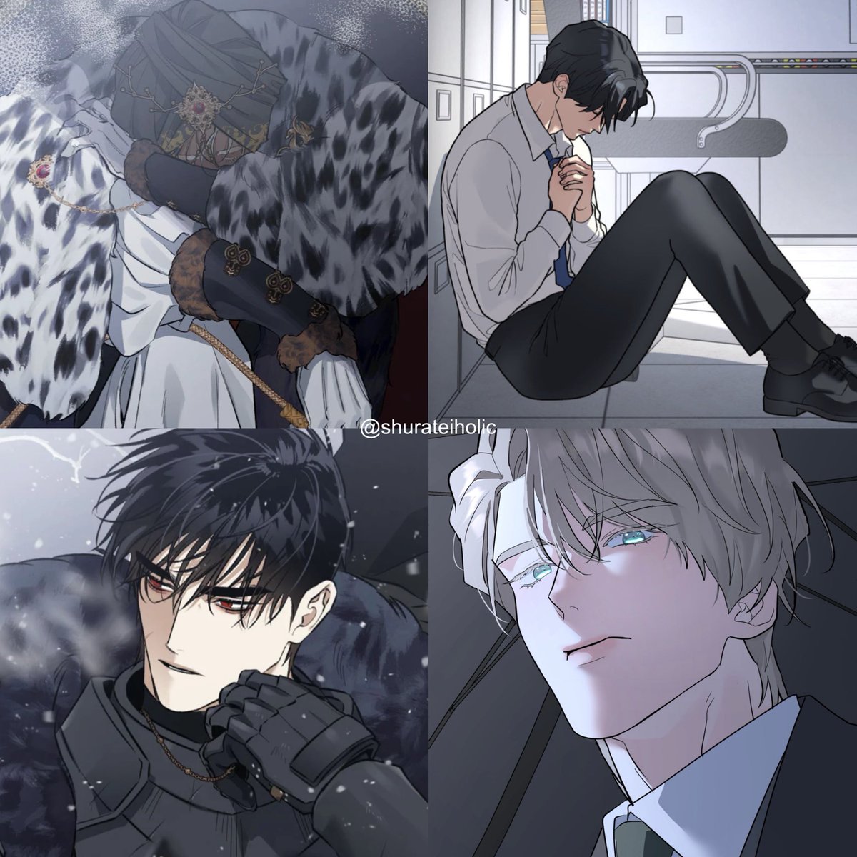 shurateiholic's tweet photo. i love my favorite couples so much 𐀪𐀪𑁤

a top longing to see                  a bottom longing to 
his bottom again                        see his top again
🩵❤️🌸                                       💙💚🌲 https://t.co/C9TElLXniC