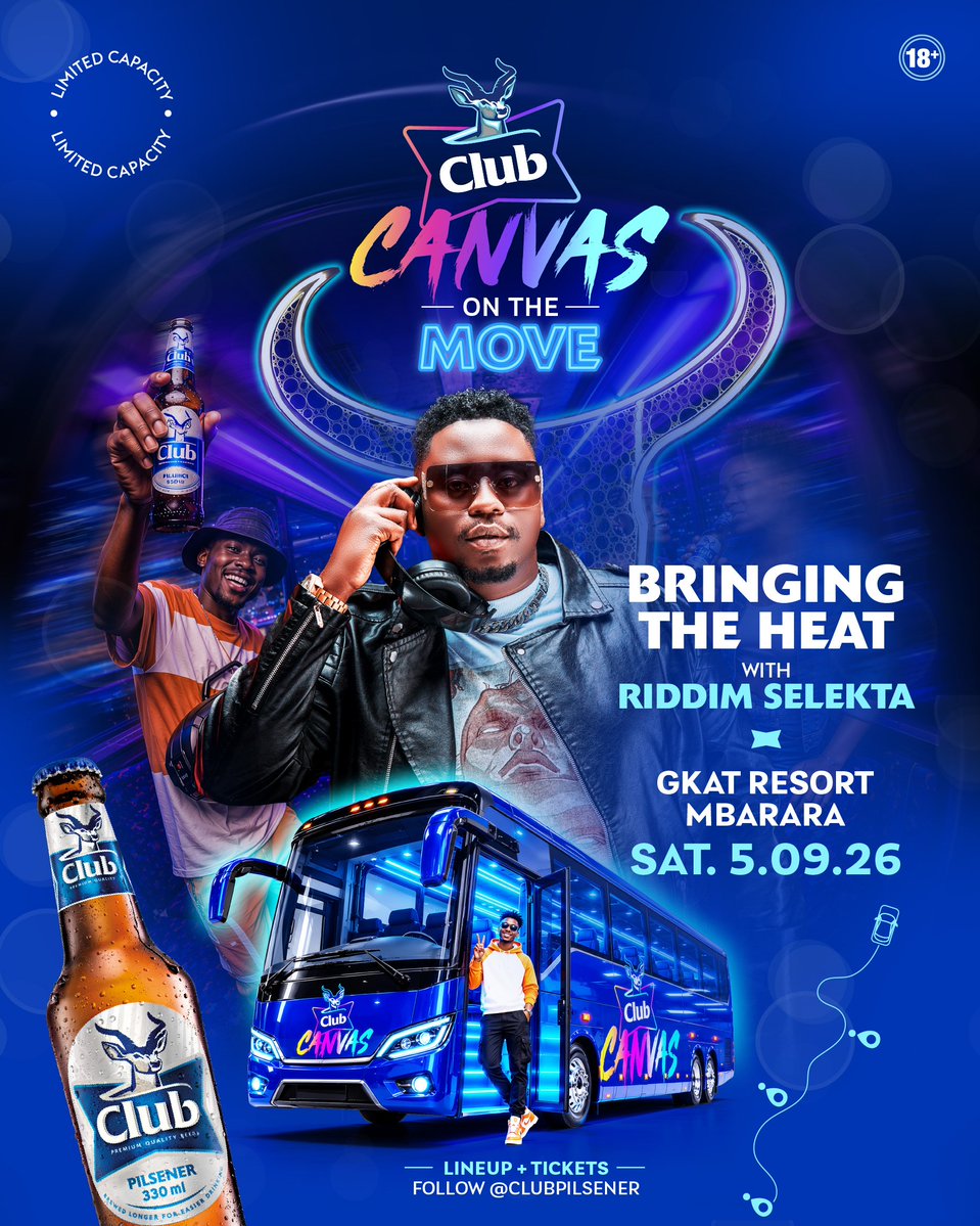 delyderric's tweet photo. Alert; Disco in 4K this Saturday #ClubCanvas is on the move to Mbarara with a hot line up 🔥 https://t.co/iO7WneNa6K