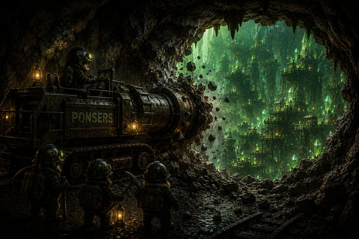 ponsersworld's tweet photo. We might need a bigger mine.

$PONSERS https://t.co/tCS48ARD74