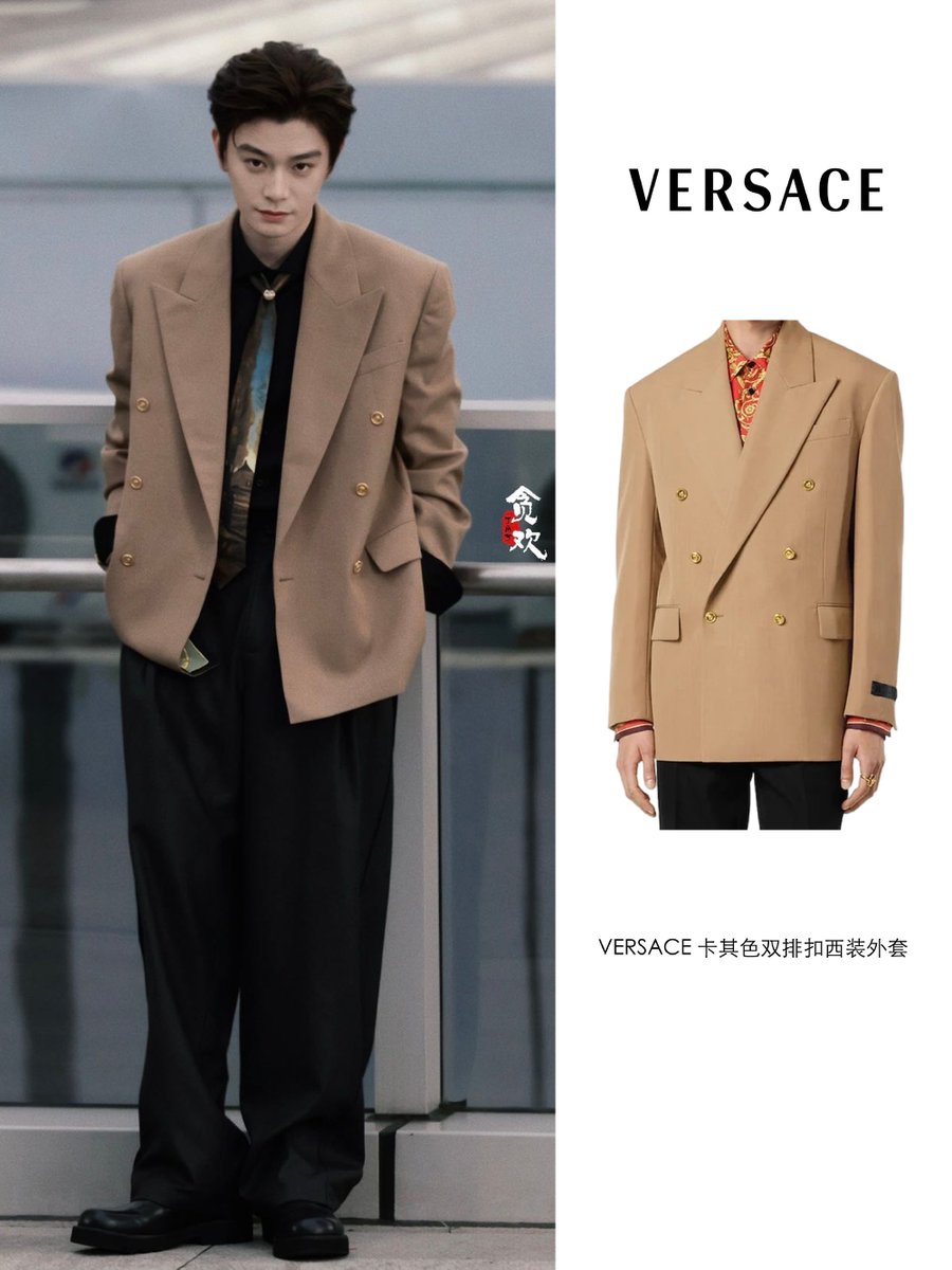 SouthernA_TMON's tweet photo. Representing Versace on set 

#EndlessSummer #DingYuxi #shenyan  #WeTV https://t.co/k2PMXbOTQp