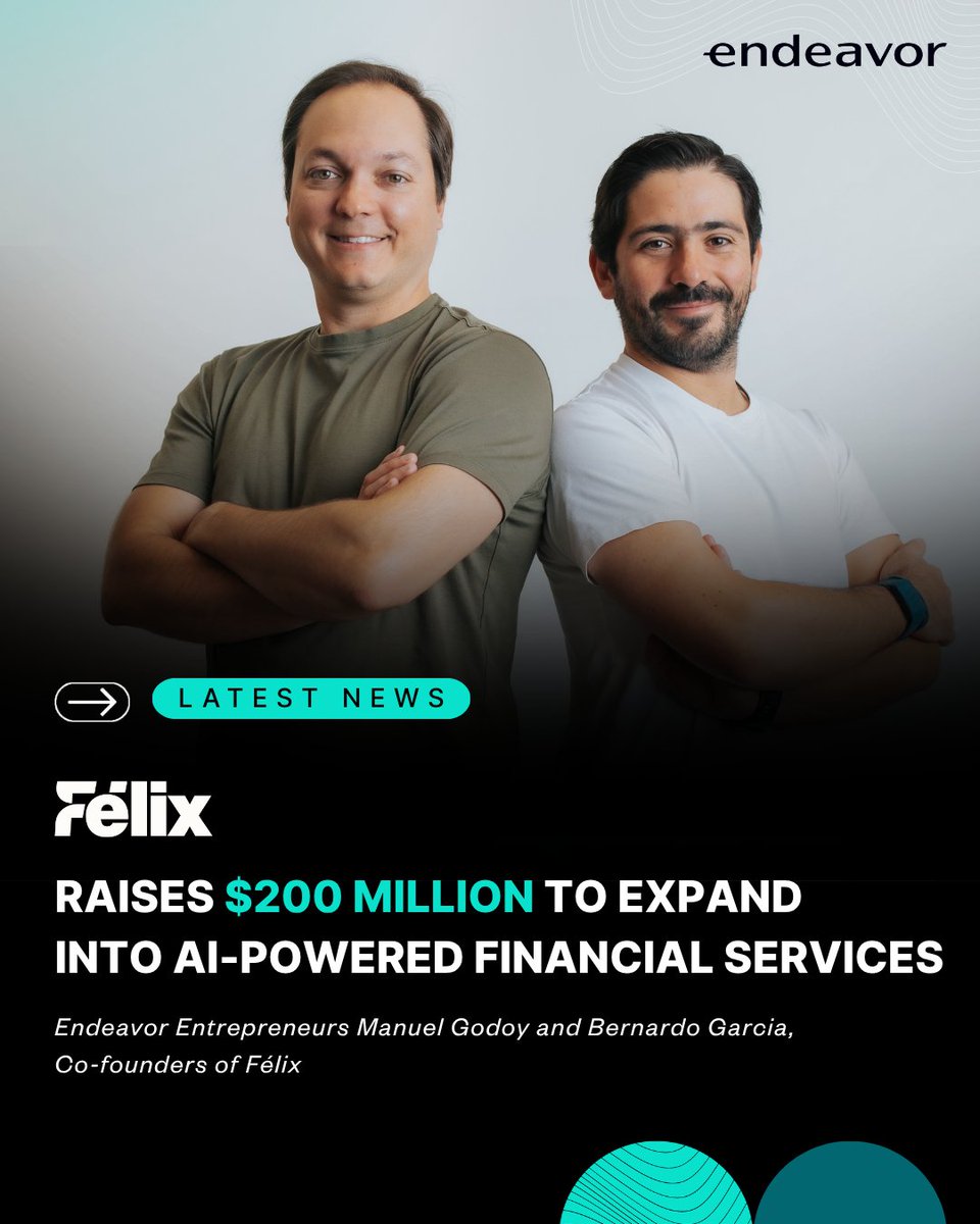 EndeavorMIA's tweet photo. What started as a simple idea to make sending money home easier is now powering Félix’s $200M next chapter. 🚀

#EndeavorMiami #EndeavorEntrepreneurs #Félix #Fintech #Entrepreneurship https://t.co/emIX8HQcgi