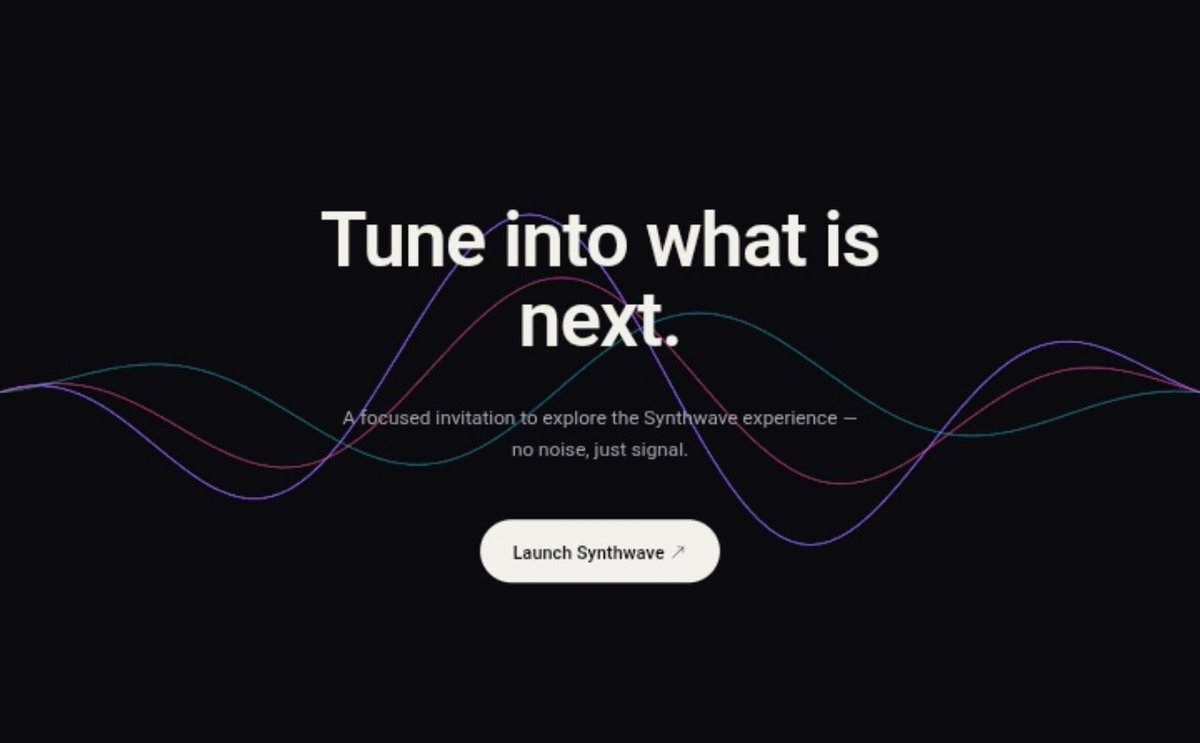Bryanlemreck's tweet photo. THE SIGNAL IS HERE
Meet SYNTHWAVE a new way to experience crypto signals with a focus on clarity, speed, and a seamless user experience.

Starting with Robinhood

Less noise. More signal. Tune into SYNTHWAVE.

https://t.co/HHFV5veipE https://t.co/eErGgxhZdF