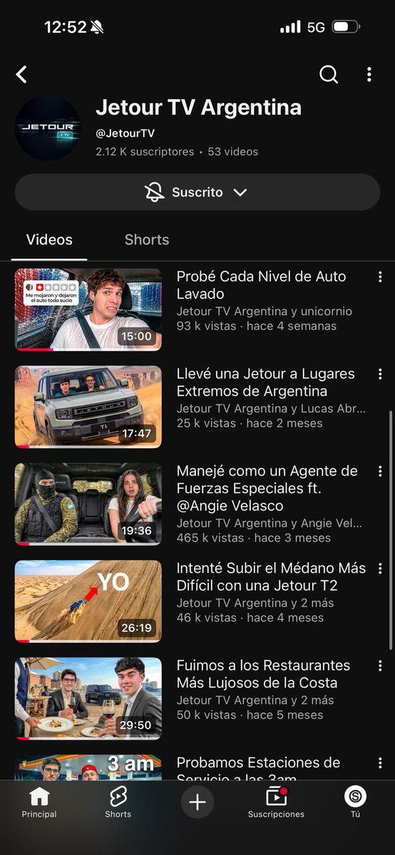 SikaCreative's tweet photo. @AlejandroSDOW Es lo que en Caprichoso hacemos con Jetour.

Una marca de autos que apostó en Youtube a traves de nosotros para buscar conectar de forma organica con su publico.

Logramos tener outliers y ser los referentes en el nicho automotriz.

X si te interesa tenerlo de refe 🫡. https://t.co/vi9DGKYHpX