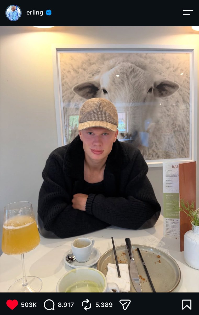 ROZELLANDER's tweet photo. of course jude has liked erling’s newest post before me https://t.co/Xsxtk7njjZ