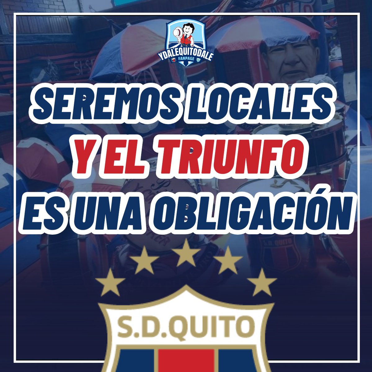 ydalequitodale's tweet photo. 💪🏻Ya estamos miércoles mitad de semana y la mira puesta en el domingo 

💙El golpe de autoridad debe darlo LA AKD, por su nombre, su historia Y SU HINCHADA que estará en gran cantidad el domingo en Sangolquí 

❤️Los 3 puntos son vitales para evitar complicaciones, jugamos en una cancha que no es desconocida

💪🏻Duro partido un rival fuerte PERO SOMOS DEPORTIVO QUITO señores...