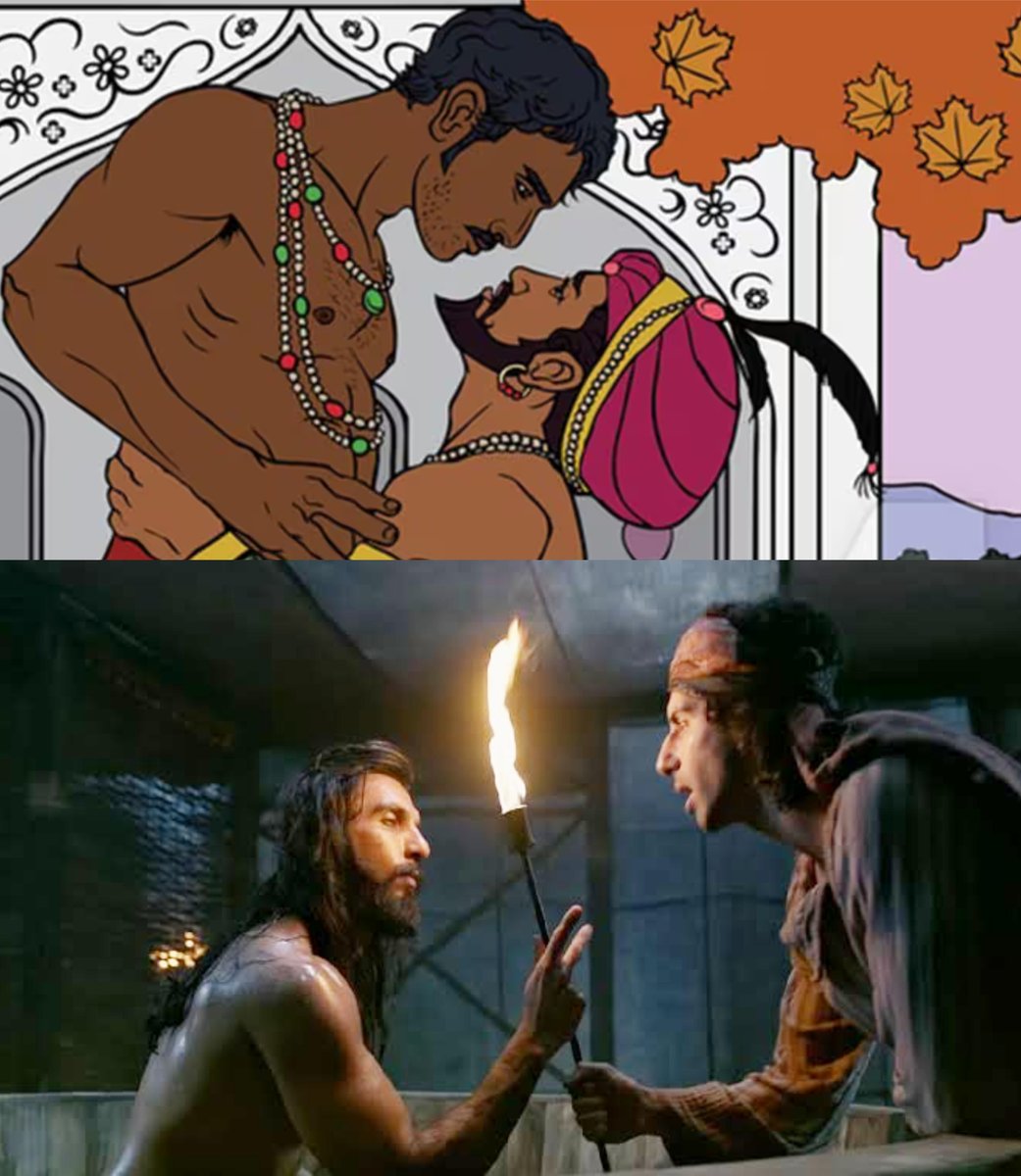 Tushar_KN's tweet photo. Alauddin Khilji was gay and bisexual for his time, he had a romantic and physical relationship with Malik Kafur

LGBTQ+- Mughals https://t.co/a7bqPyNpL5
