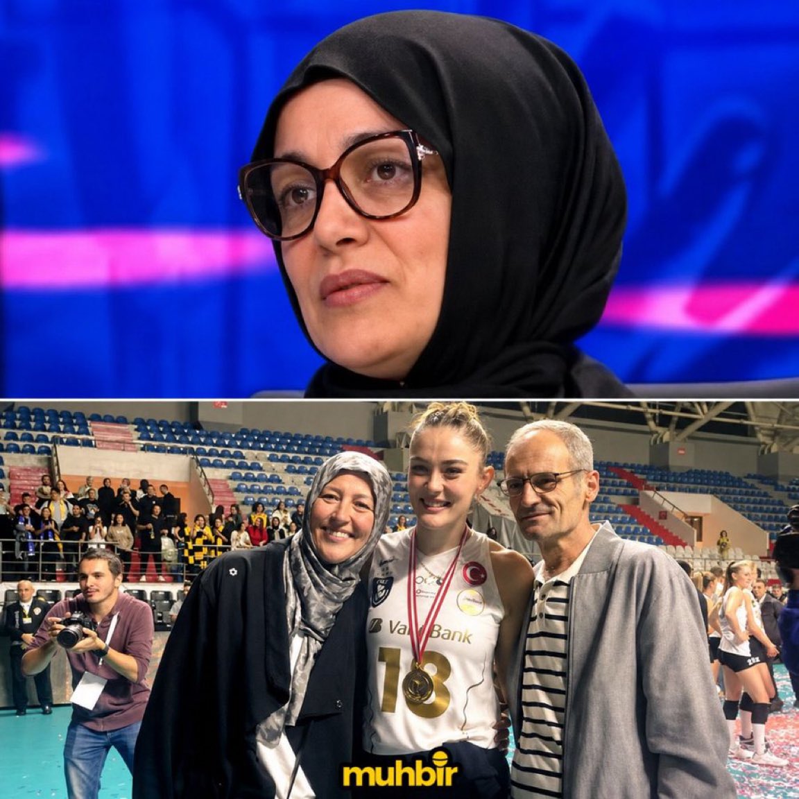 gokceekatunn's tweet photo. Eski milli voleybolcu Aysun Ayhan: 

“Örtümden sebep kızımı VakıfBank’a almadılar.”

👉🏻 VakıfBank Voleybol Takımı kaptanı Zehra Güneş’in annesi tesettürlü. https://t.co/wUJngiHDS4