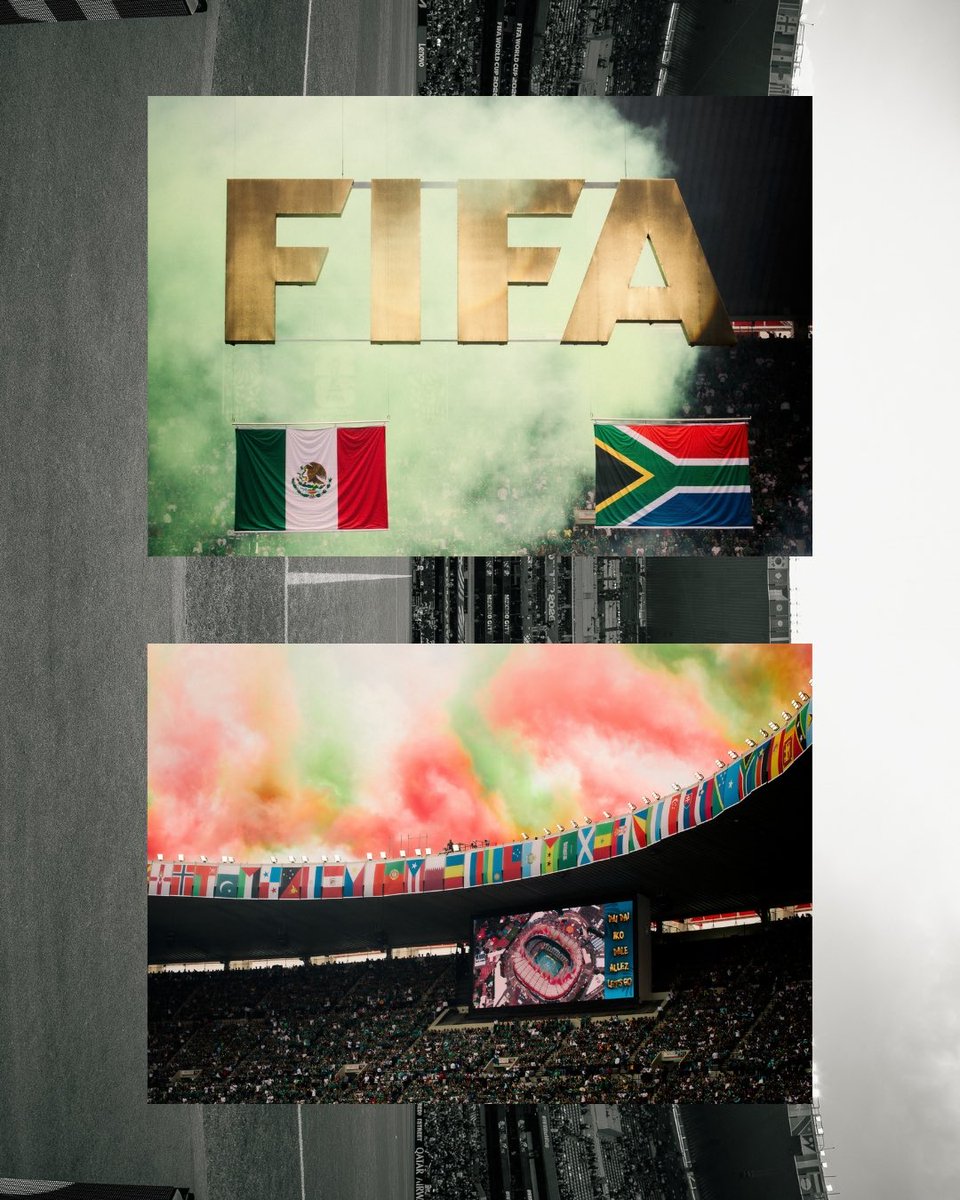 onlyguillermo_'s tweet photo. 2026 World Cup opening game shot by me 📸🇲🇽

Mexico vs South Africa https://t.co/BFPPwBDZXv