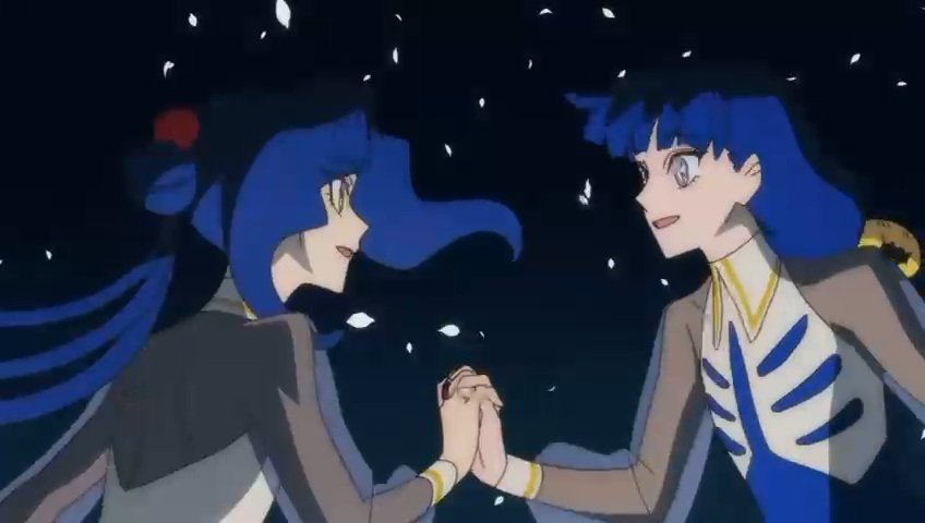 UnknownDriver17's tweet photo. I need to know more about the blue-hair character.  IS THE ONE W/ LIGHT IN HER EYES LARA'S MOM? DOES SHE HAS LIGHT IN HER EYES BC TRUE LOVE COMES FROM THE HEART AND GRACE AND HER had a particular relationship!? But that was seen as A SIN IDK BUT THERE IS SMTH TO SAY HERE https://t.co/e94P0AkXMQ