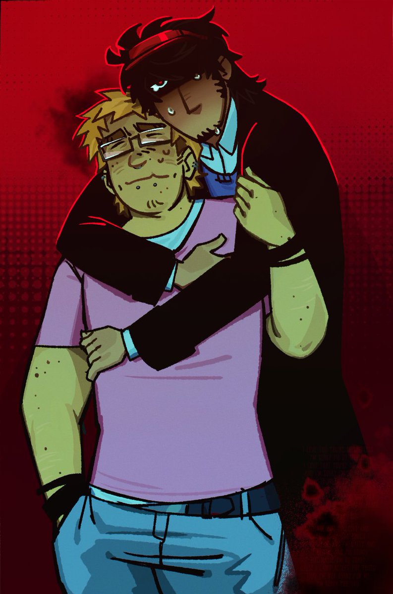 washeduprockstr's tweet photo. I'm not sorry for me, I'm sorry for you.

#badthingsfanart not a ship. https://t.co/NYyN0xDjah