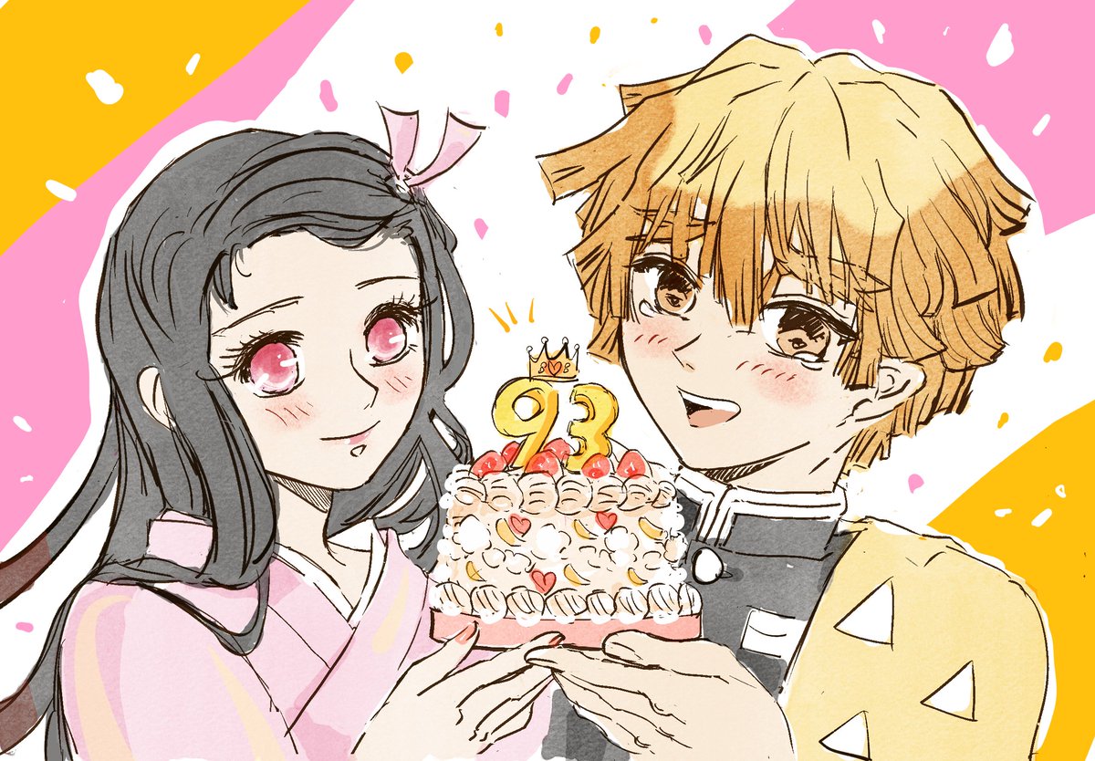 MIO97147181's tweet photo. 台湾時間9月3日🎂⚡️
大好きなキャラクター、我妻善逸くん
お誕生日おめでとうございます！！💛

とてもギリギリになってしまったけど、なんとか絵を描き終えることができました🥹
無事に善逸くんへお誕生日のお祝いを届けられてよかったです💛🩷 https://t.co/FGIAuaKtnk