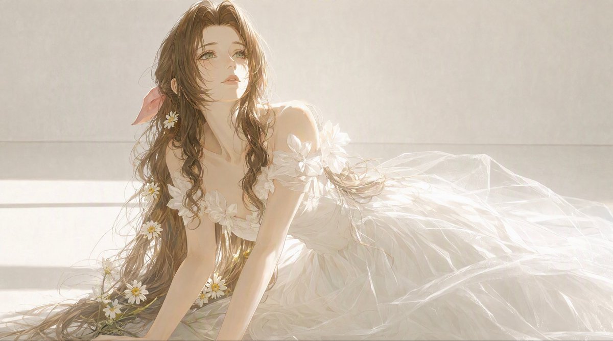 air_aerith_su's tweet photo. 운명이 선물한 마법 같은 사랑!

#ff7 #aerith #파이널판타지7 #에어리스
#PixAlTsubakiV3 https://t.co/3autrvQlZz